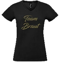 T-Shirt Junggesellenabschied Team Braut, bedruckt